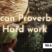 African Quotes On Hard work