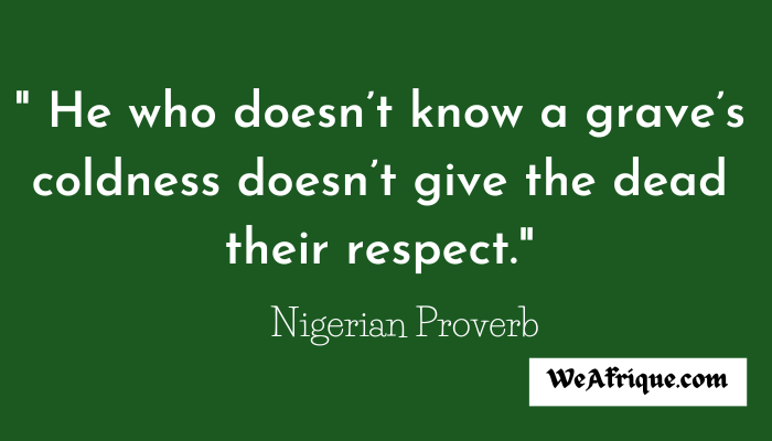 Nigerian Proverbs 