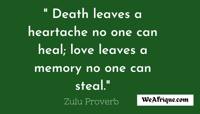 Zulu Proverb
